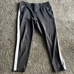 Goodfellow & Co Gray and White Joggers with Sporty Stripe